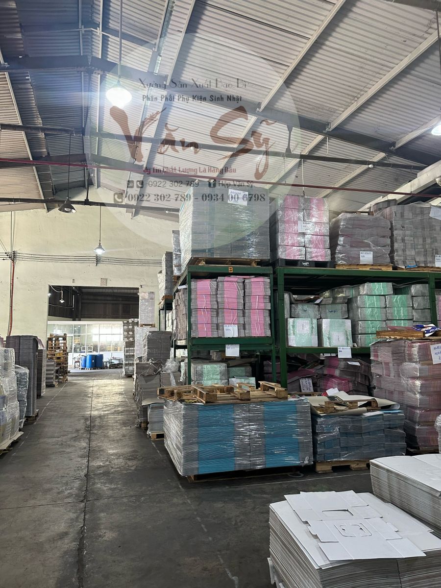 Xưởng sản xuất bao bì giấy