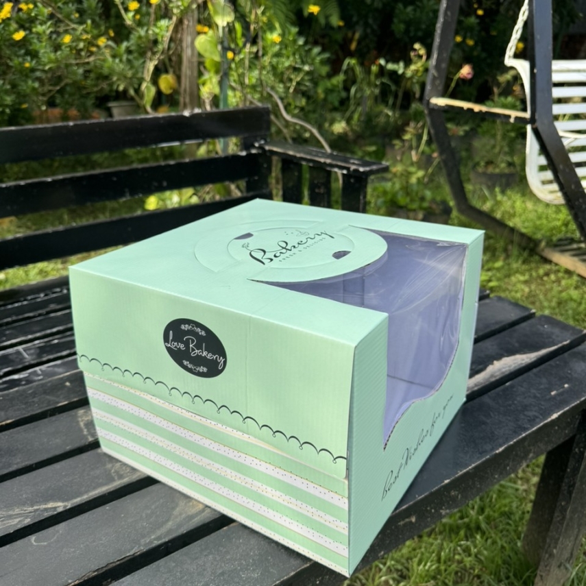 Hộp bánh sinh nhật mã XSP (Support góc) - Cao 20cm - Có Kính