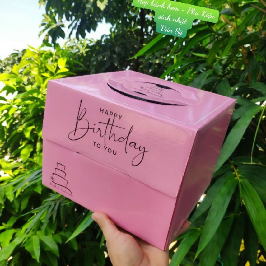 Hộp bánh sinh nhật mã HM01