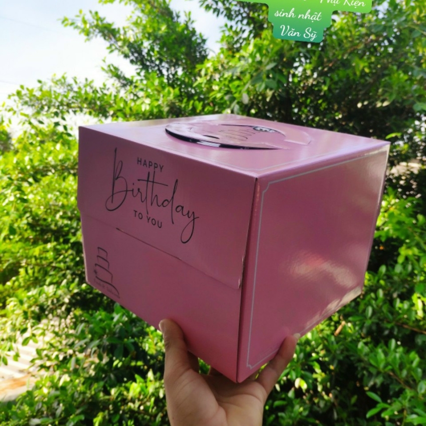 Hộp bánh sinh nhật mã HM01