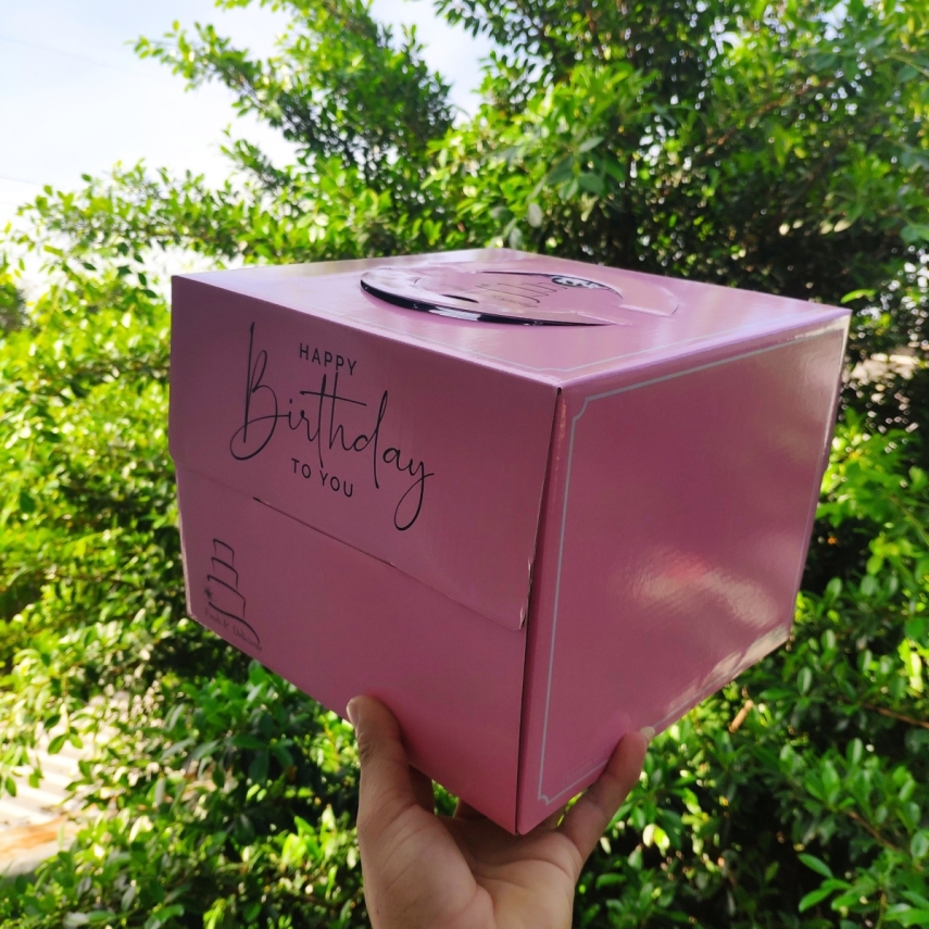 Hộp bánh sinh nhật mã HM01
