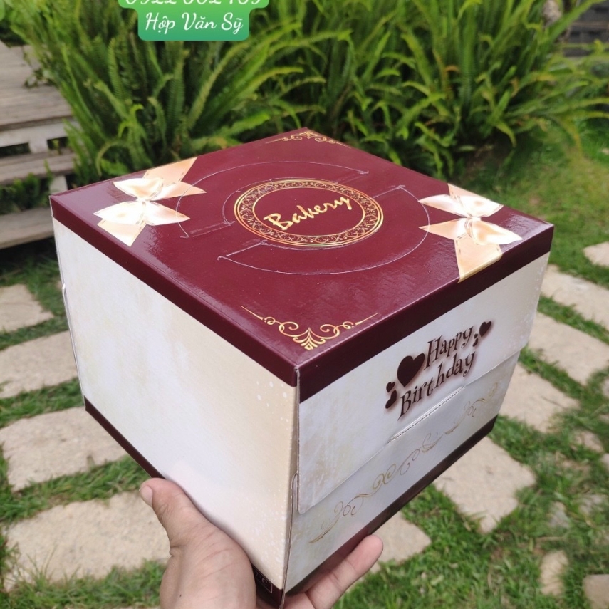 Hộp bánh sinh nhật mã SCL Nơ