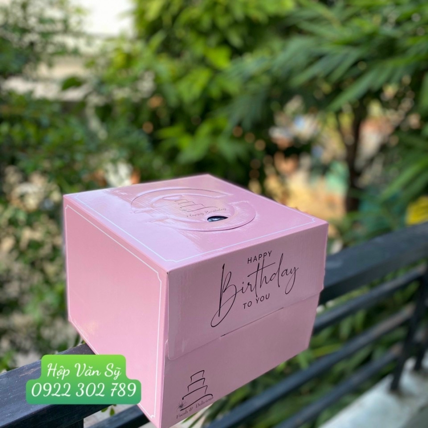 Hộp bánh sinh nhật mã HM01