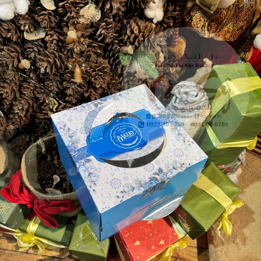 Hộp bánh sinh nhật mã XD Hoa
