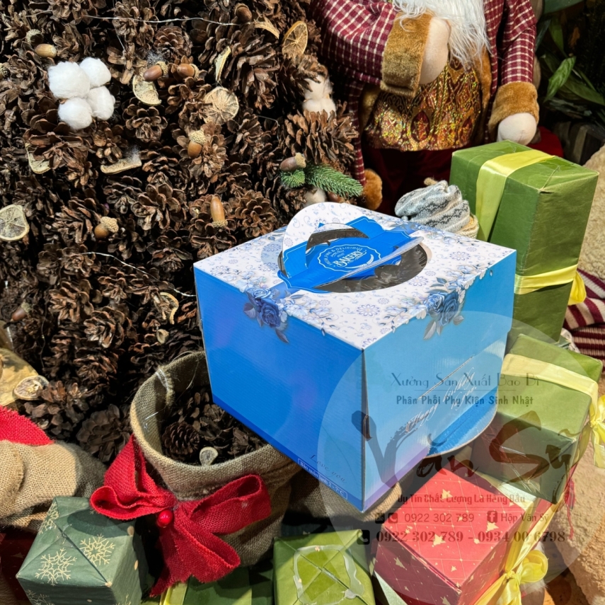 Hộp bánh sinh nhật mã XD Hoa