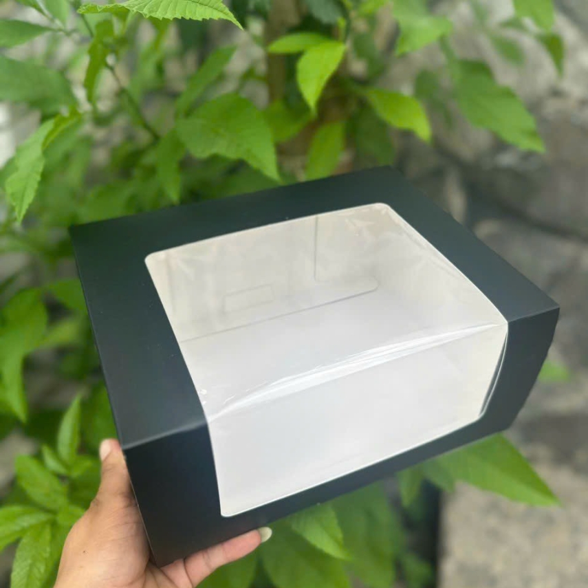 Hộp Nắp Kính 26x20x12 - Màu Đen - Hàng Có Sẵn