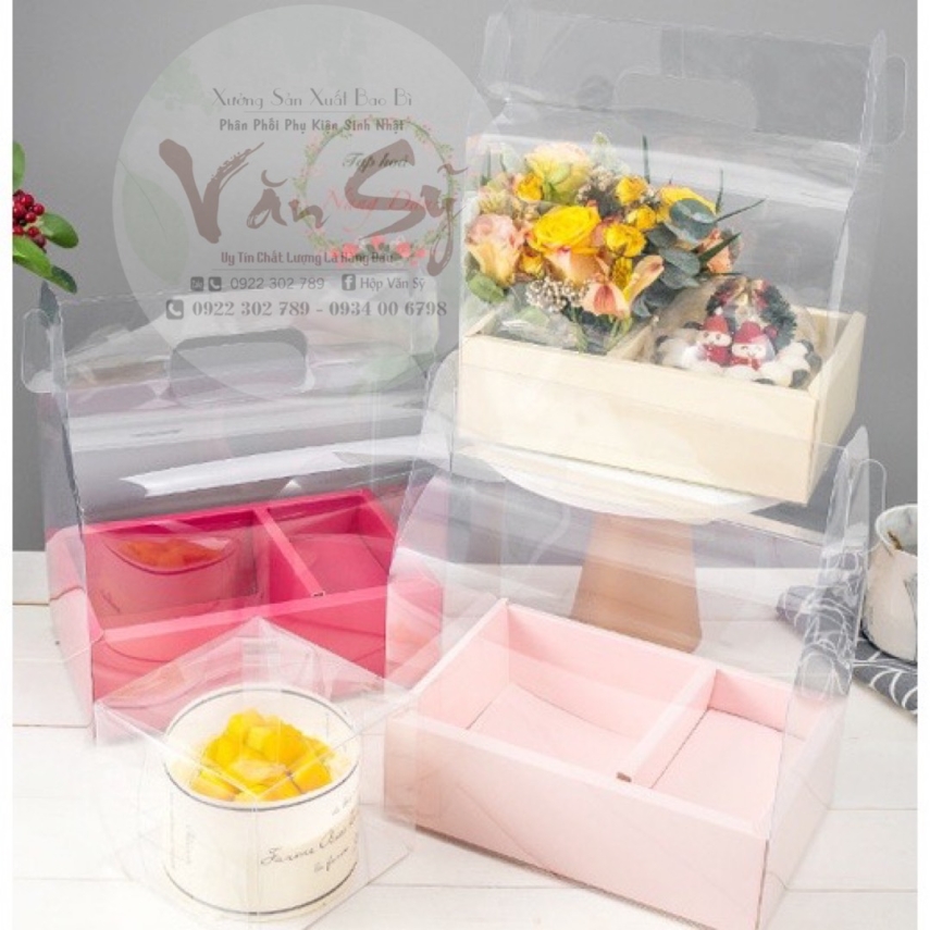Hộp Bánh Và Hoa