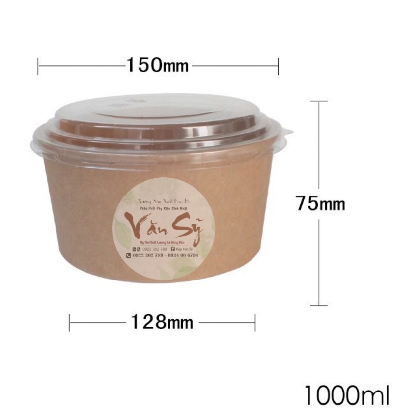 Tô Giấy 750ml - 1000ml