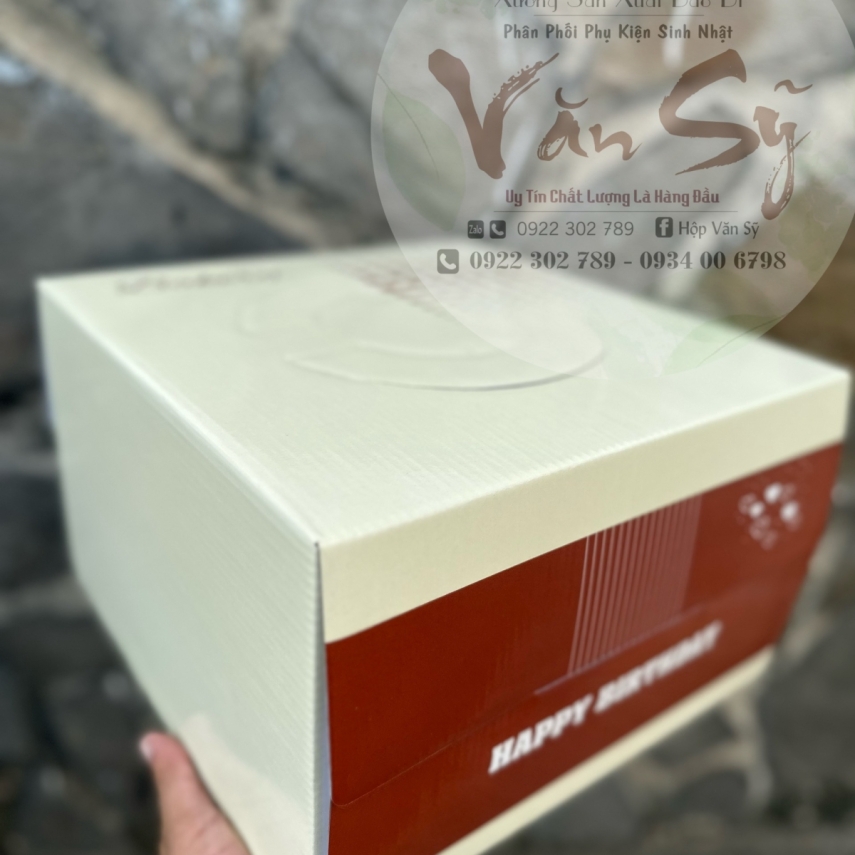 Hộp Bánh Kem Cao 18cm mã SCL Mới - L2