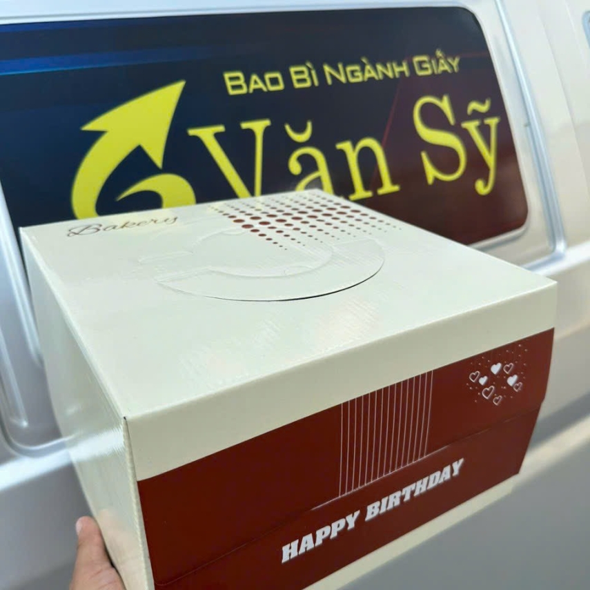 Hộp Bánh Kem Cao 18cm mã SCL Mới - L2